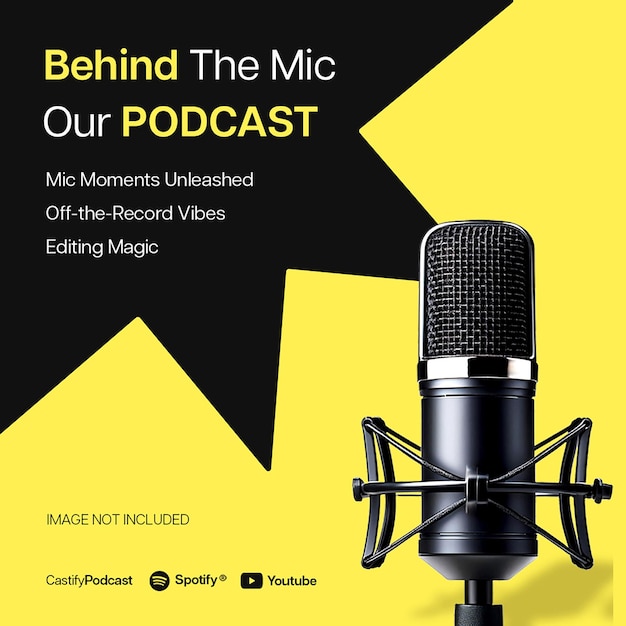 Broadcast Brilliance Behind The Mic Podcast Design