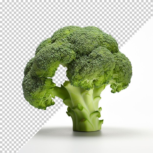 Broccoli isolati su sfondo trasparente