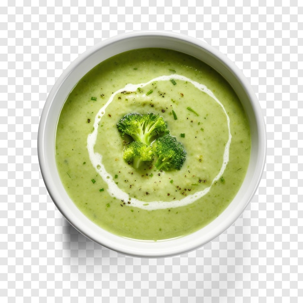 PSD broccoli soup on a white backgroundaspect 11 style raw v 52 job id 285e15542e3d49f49a67052431c65a57