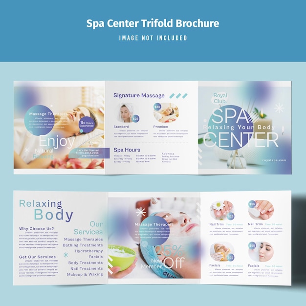 Brochura Centrum Spa Trifold