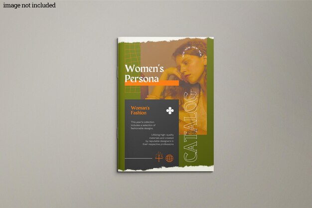 Brochure catalog mockup