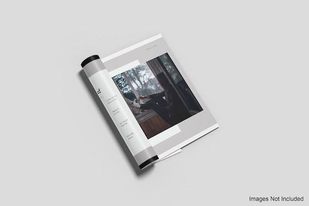 Brochure or catalog mockup