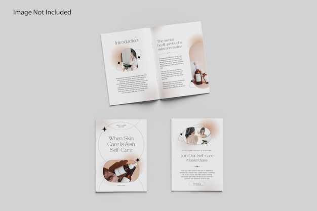 Brochure catalogo mockup