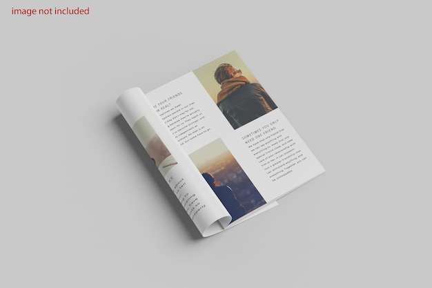 Brochure catalog mockup