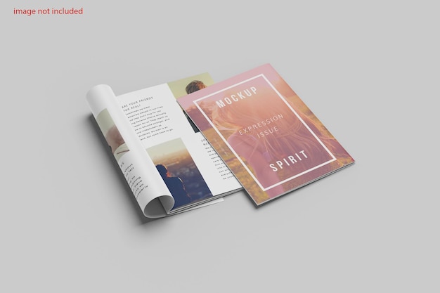 Brochure catalogo mockup