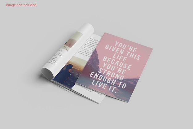 Brochure catalogus mockup