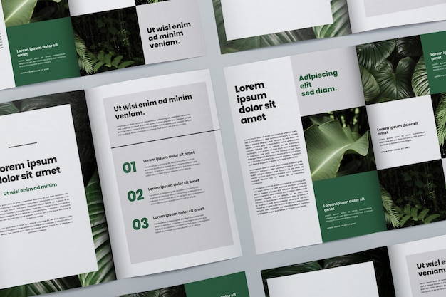 PSD brochure concept mock-up