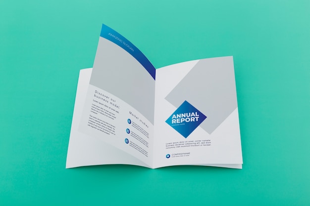 PSD brochure concept mock-up