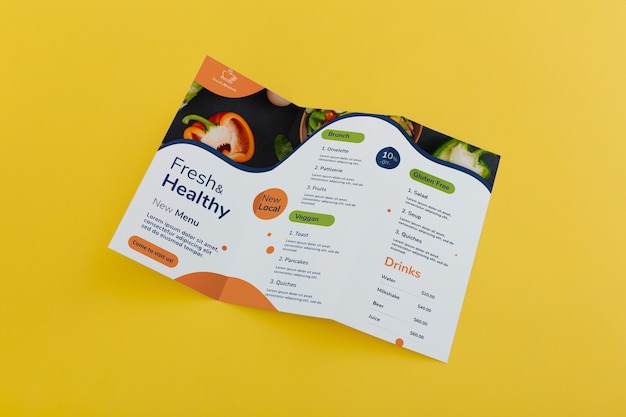 PSD brochure concept mock-up