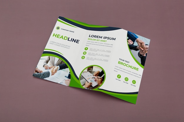 Brochure concept mock-up