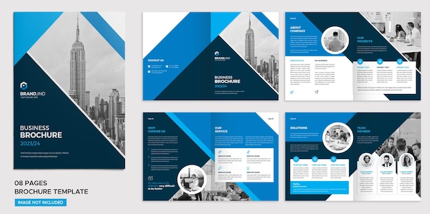 PSD brochure design template