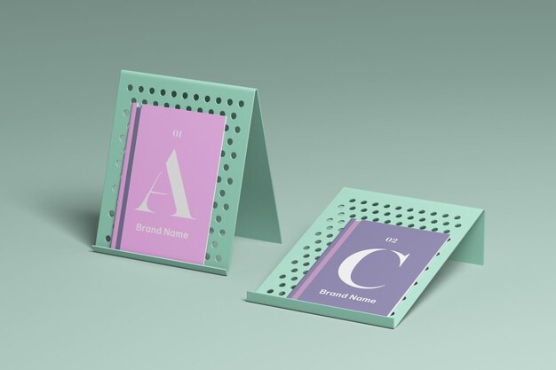 Brochure display mockup