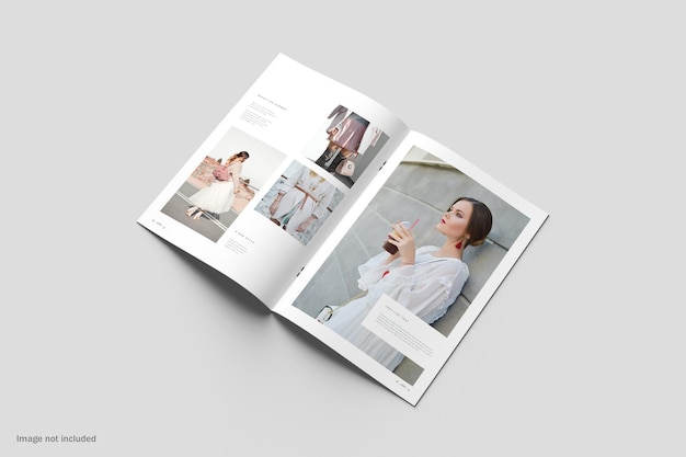 PSD brochure en tijdschrift mockup