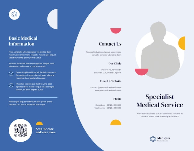 Brochure Medical Services Tri Fold US Letter A