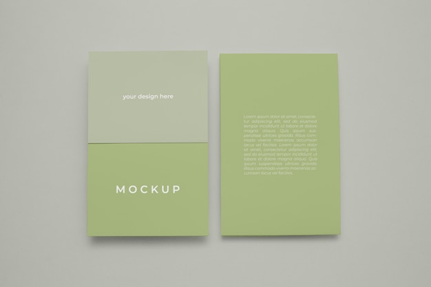 Brochure mock-up design