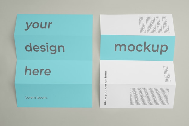 Brochure mock-up design