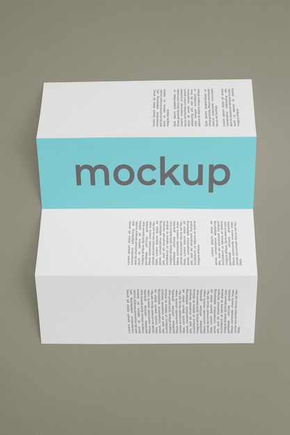 Brochure mock-up design