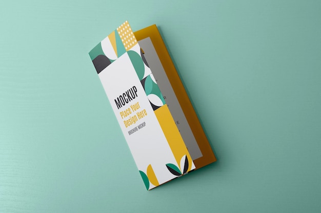 PSD brochure mockup design