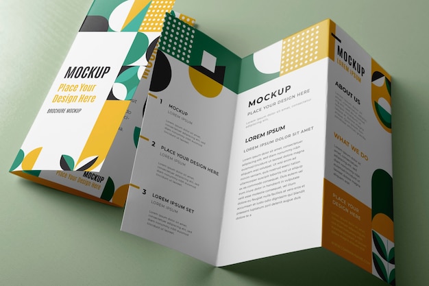 PSD brochure mockup-ontwerp