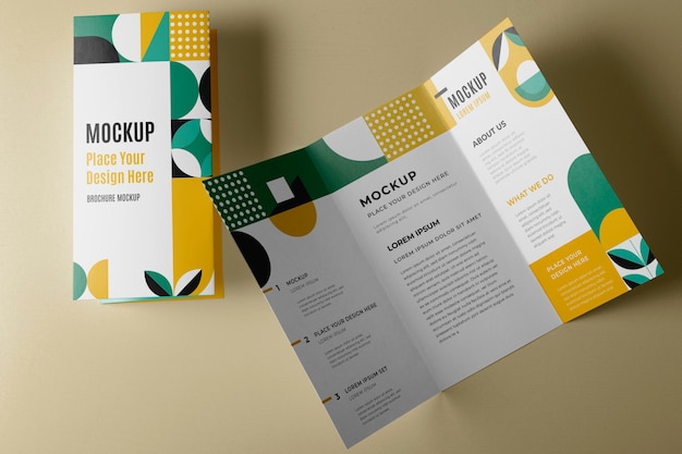 PSD brochure mockup-ontwerp