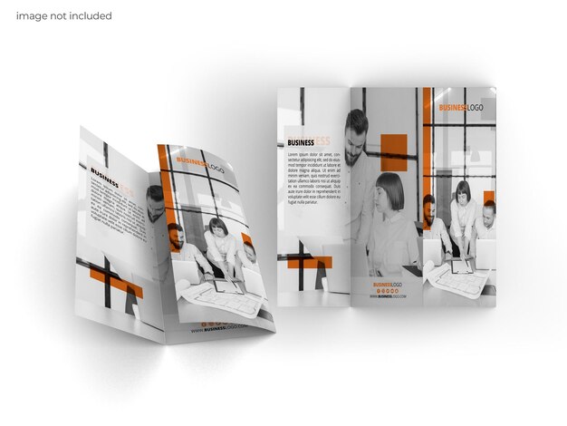 PSD brochure mockup trifold