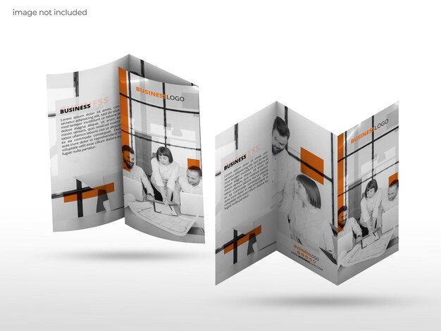 PSD brochure mockup trifold