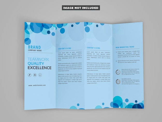 PSD brochure mockup