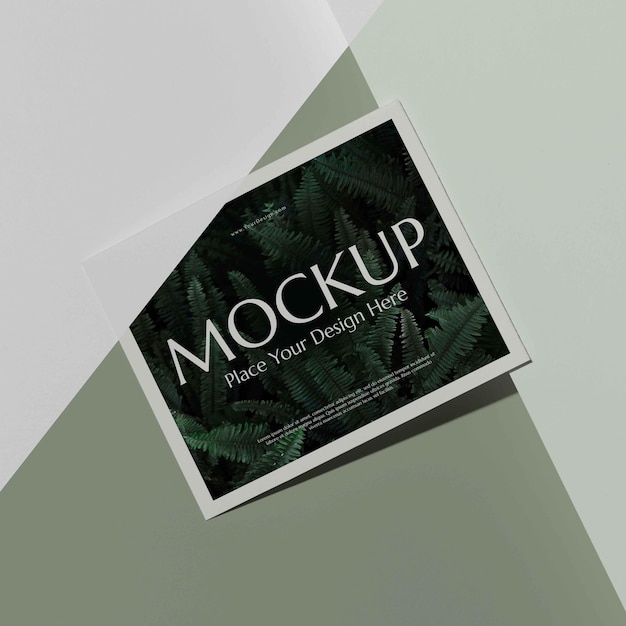 Brochure studio design mockup