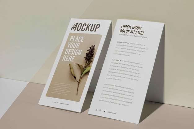 PSD brochure studio design mockup