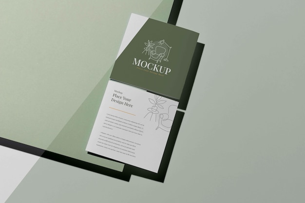 PSD brochure studio design mockup