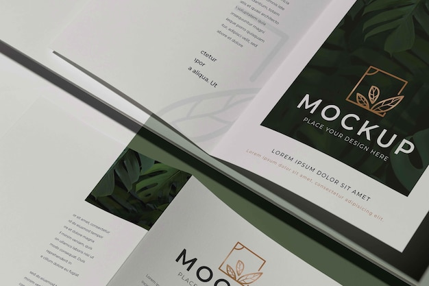 Brochure studio design mockup