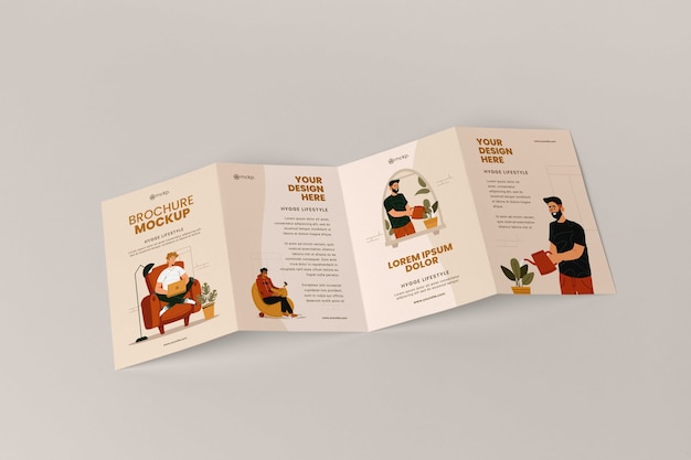 PSD brochure studio design mockup