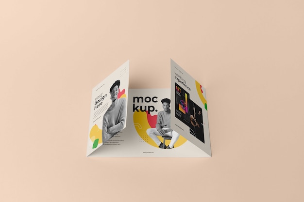 Brochure studio design mockup