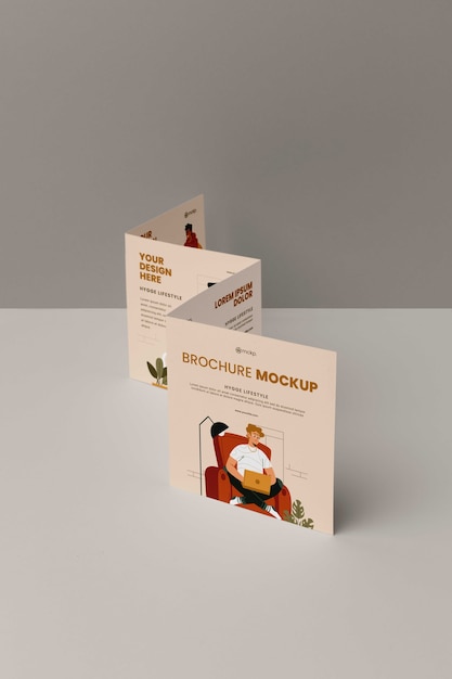 PSD brochure studio design mockup