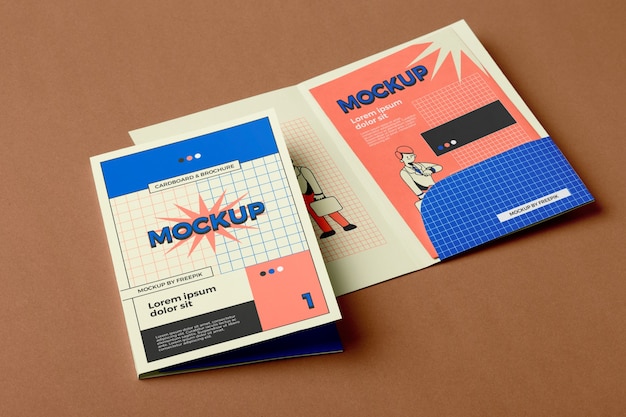 Brochure in modello di studio