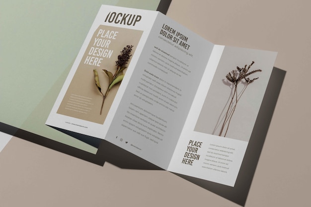 PSD brochure studio ontwerp mockup