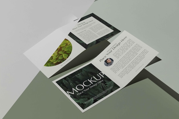 PSD brochure studio ontwerp mockup