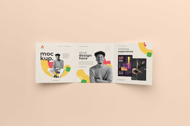 PSD brochure studio ontwerp mockup