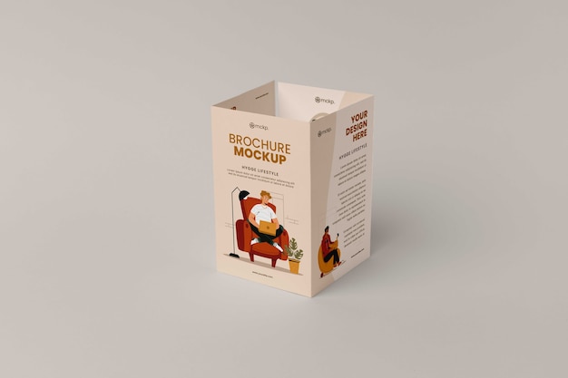 Brochure studio ontwerp mockup