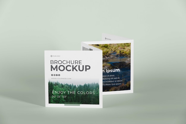 PSD brochure studio ontwerp mockup