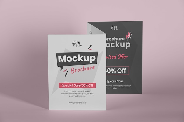 PSD brochure studio ontwerp mockup