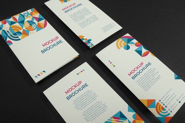 PSD brochures mockup