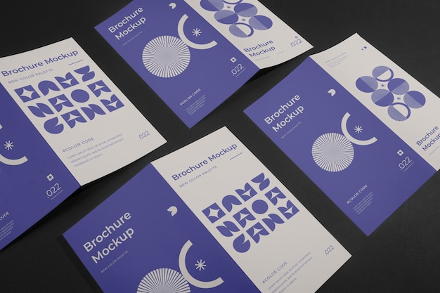 PSD brochures mockup