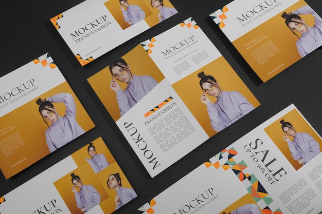 Brochures mockup