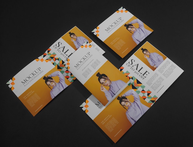 PSD brochures mockup