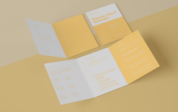 PSD brochures mockup