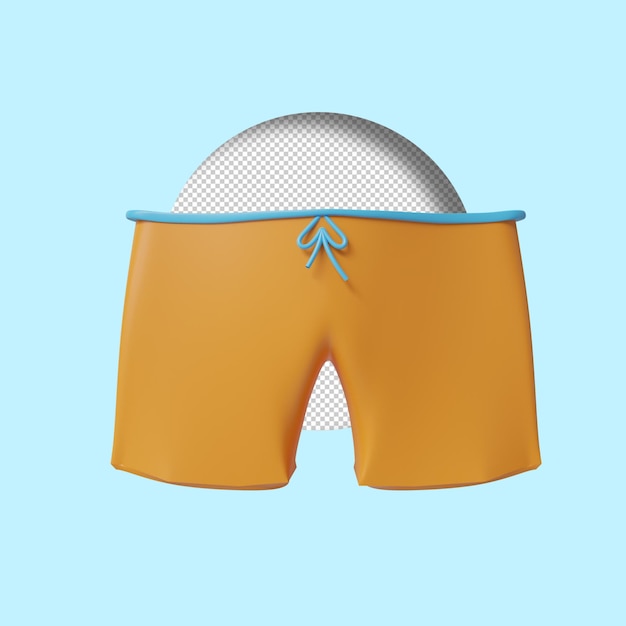 PSD broek 3d render