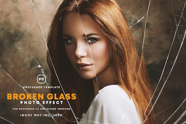 broken glass effect