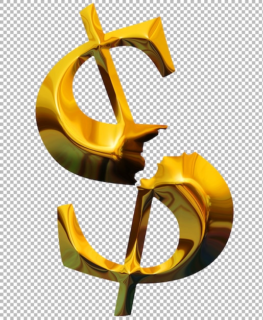 PSD broken gold dollar