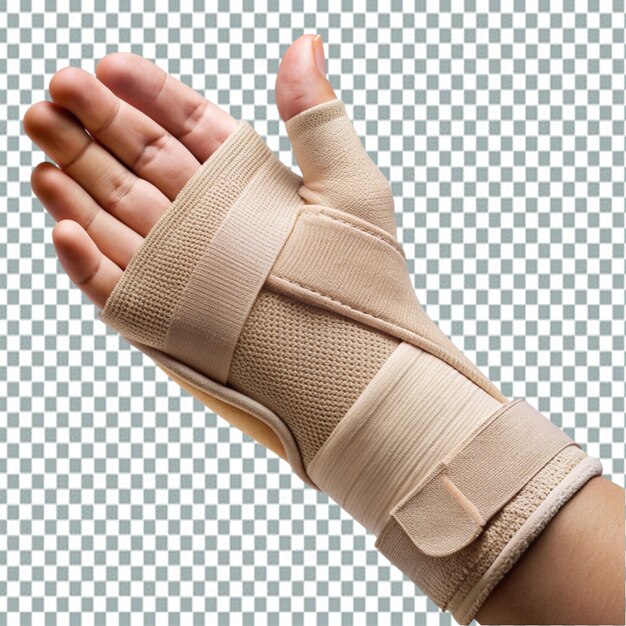 PSD broken hand warp with elastic bandage